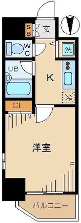 スパシエアランシア亀戸の物件間取画像